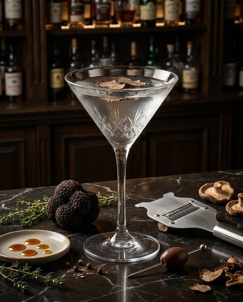 Black Truffle Martini cocktail