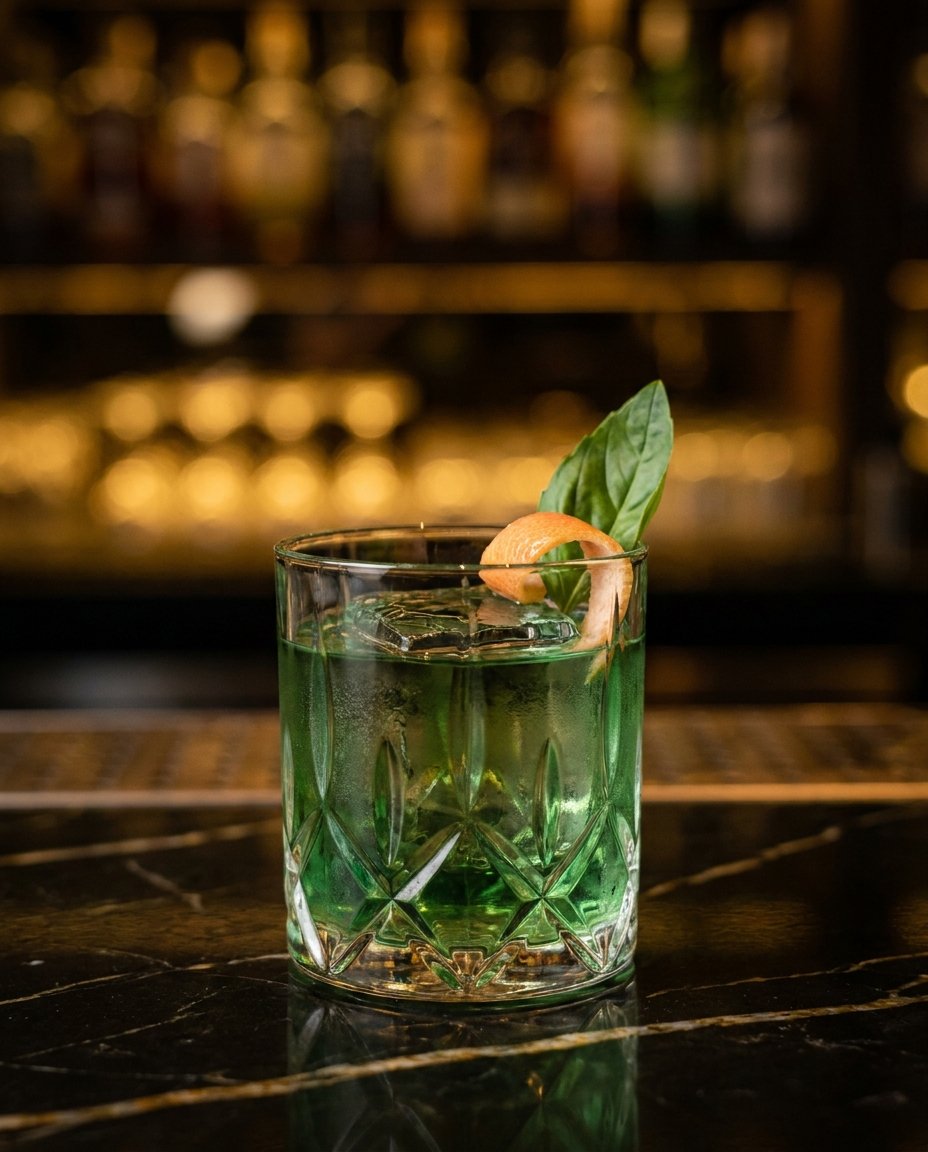 Negroni Verde cocktail